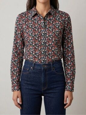 🌸 J.Crew x Liberty of London "Margaret Annie" Floral Print Button Down Shirt 🌸